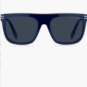 Marc Jacobs 56mm Flat Top Sunglasses - Dark Blue